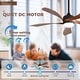preview thumbnail 110 of 118, Sofucor 45/52 Inch Ceiling Fan with Remote & Lights Quiet DC Motor 5 Blade High CFM Modern Fan