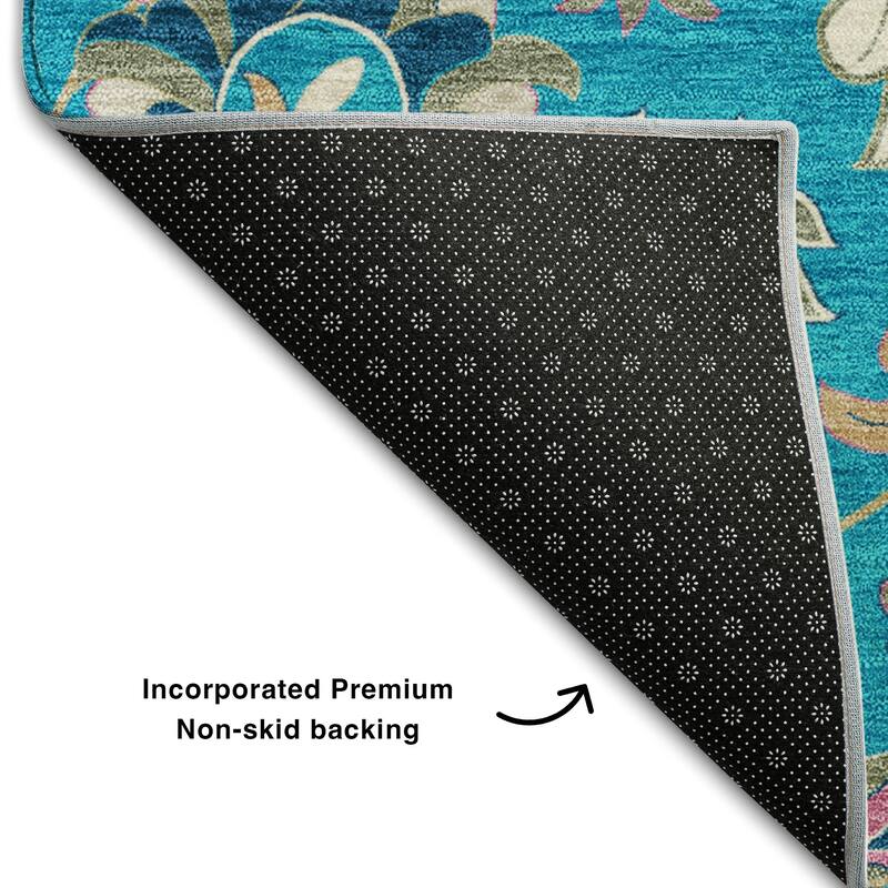 Premium Washable Super Soft Traditional Evie Mayfield Rug