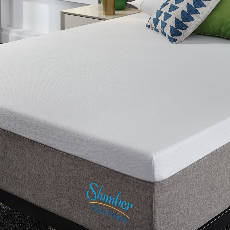 Slumber Solutions Essentials 10-inch Gel Memory Foam Mattress - White