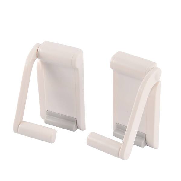 Unique Bargains Kitchen Bathroom Plastic S-shaped Closet Holder