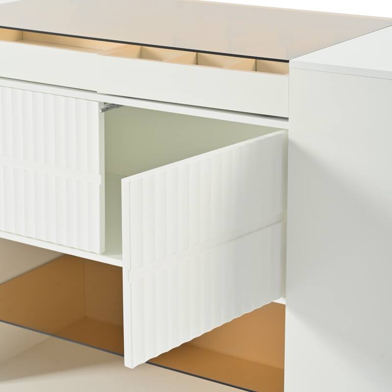 Modern Luxury Multi-Functional Island Vanity Dresser