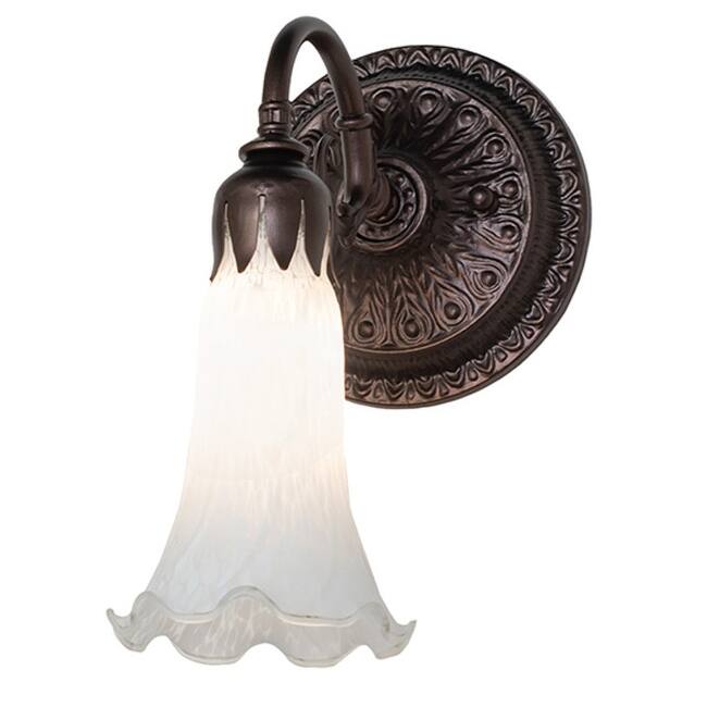 Meyda Tiffany 261101 10" Tall Wall Sconce - Mahogany Bronze