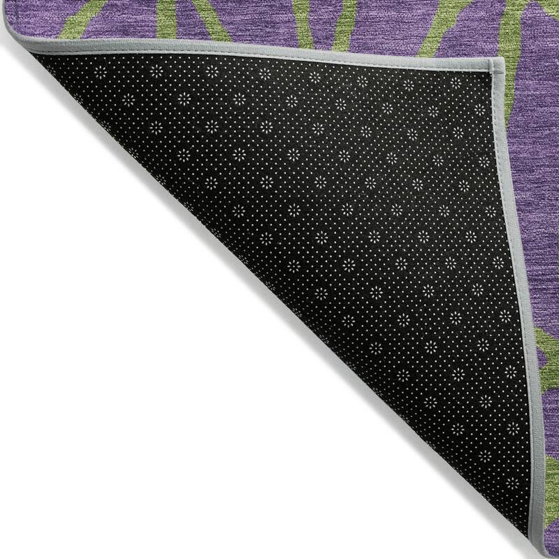 Machine Washable Indoor/ Outdoor Contemporary Chantille Rug