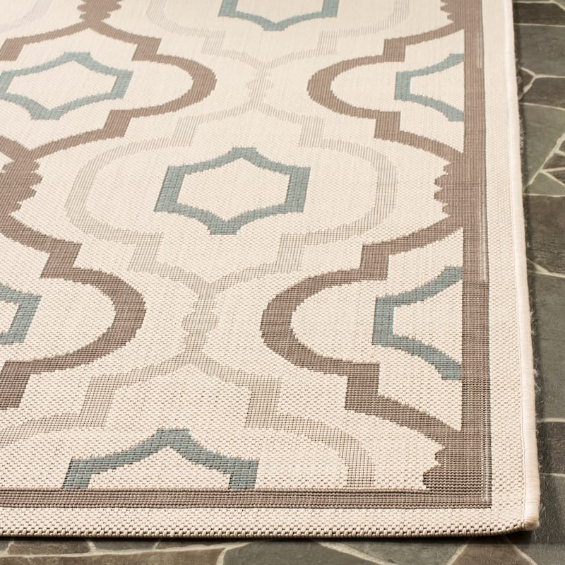 SAFAVIEH Courtyard Oyvor Indoor/ Outdoor Waterproof Patio Backyard Rug