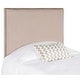 preview thumbnail 2 of 2, SAFAVIEH Sydney Taupe Linen Upholstered Headboard -Brass Nailhead (Twin)