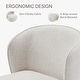 preview thumbnail 39 of 51, Spruce & Spring Kyle Morden Fabric Dining Room Chair with Casters Wrap-round Back