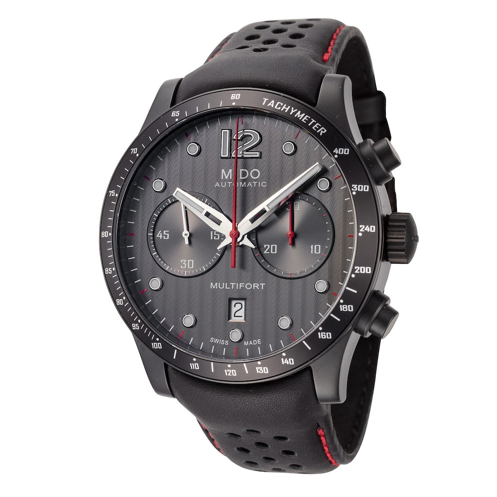 Mido Men's Multifort 44mm Automatic Watch M0256273606100 - Black - N/A