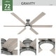 preview thumbnail 5 of 17, Hunter Wi-Fi Gravity Windmill Ceiling Fan w/LED Light Kit and Handheld Remote - Rustic, Transitional - SMART FAN! ENERGY STAR!