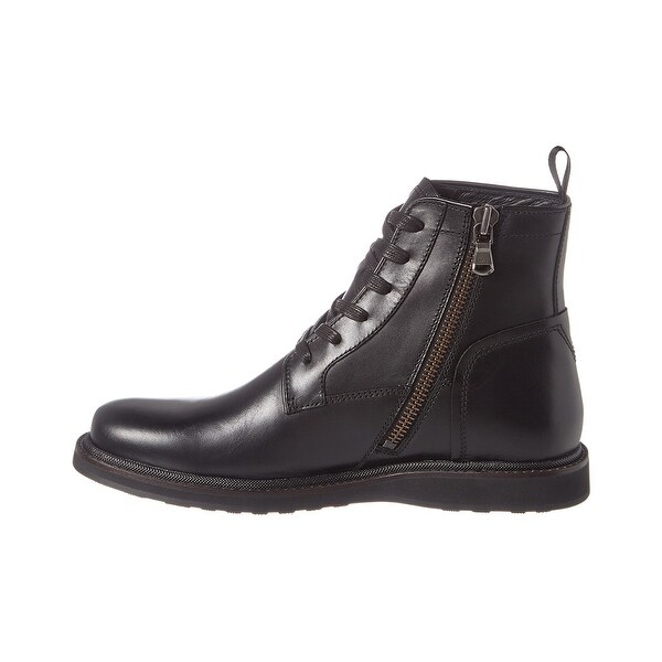 john varvatos star b side zip leather boot