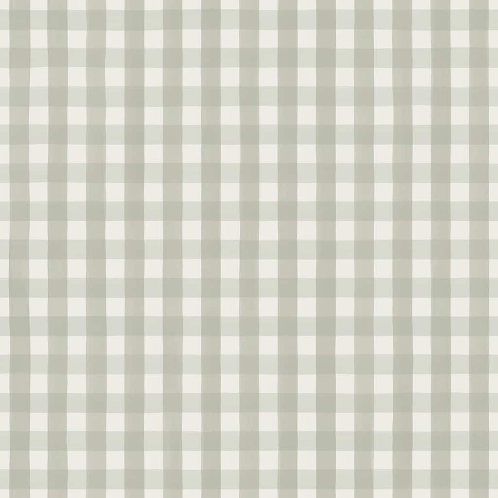Superfresco Easy Hattie Gingham Sage Wallpaper - N/A