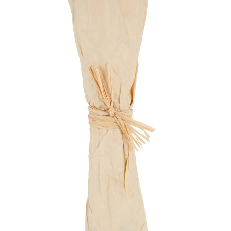 Dried Plant Tall Floral Bouquet Natural Foliage with Brown Stems - Cream - Roche River Decor