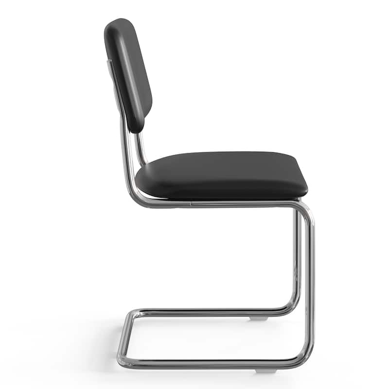 Hayward Vegan Leather Side Chair Vegan Leather (Set Of 2)