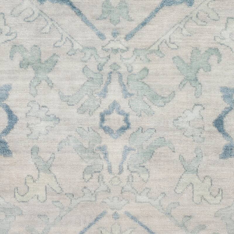 Hand-Knotted Keswick Floral New Zealand Wool Area Rug
