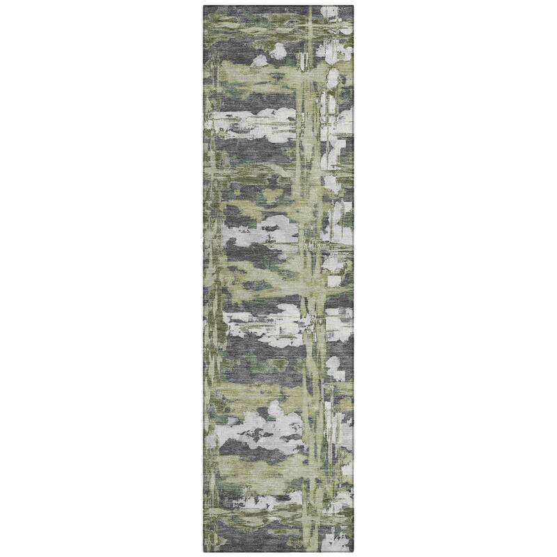 Machine Washable Indoor/ Outdoor Casual Fowler Chantille Rug