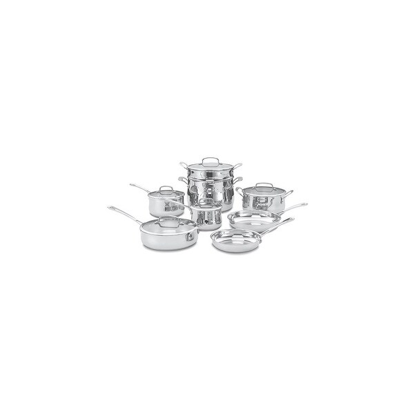 13 Pc Contour Stainless Cookware Set 13 Pc Contour Stainless Cookware Set