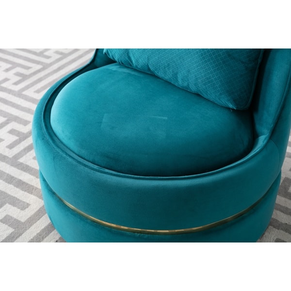 Moda Modern Akili Swivel Accent Chair Barrel Chair Overstock 32883559