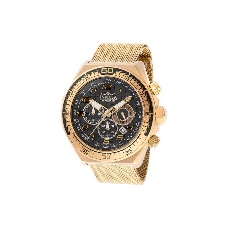 Invicta Men's 47903 Invicta Racing Quartz Chronograph Black Dial Watch