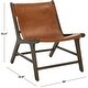 preview thumbnail 7 of 37, SAFAVIEH COUTURE Alanarose Leather Accent Chair - 26"W x 33"D x 33"H