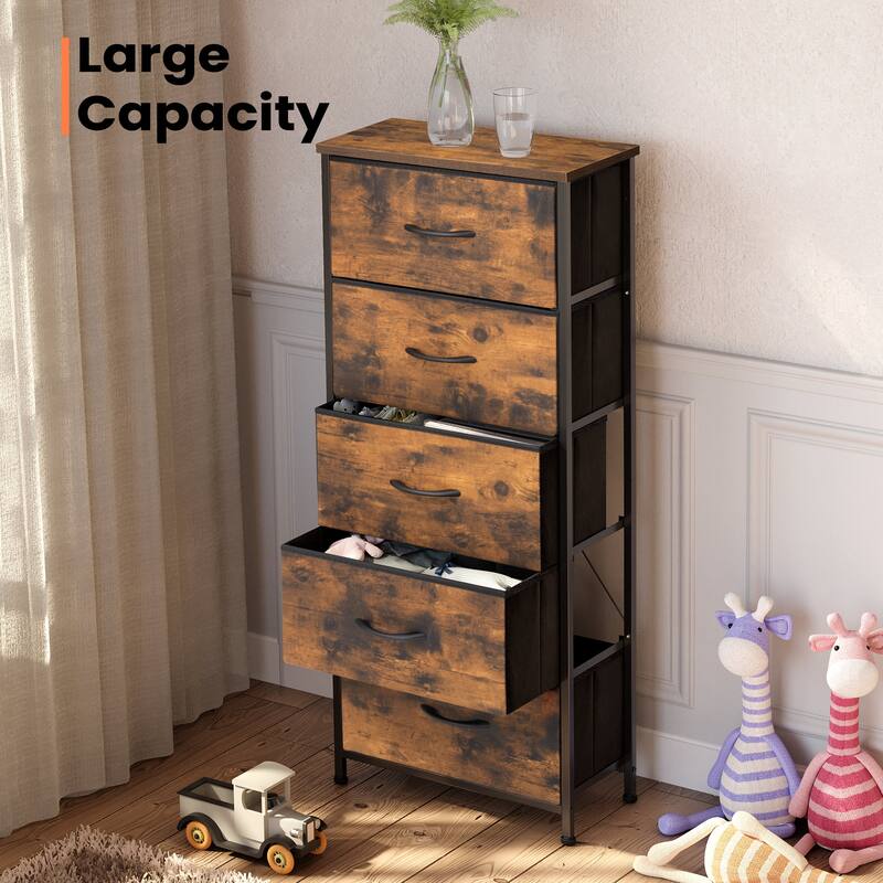 Pellebant 5 Drawers Vertical Storage Tower Organizer