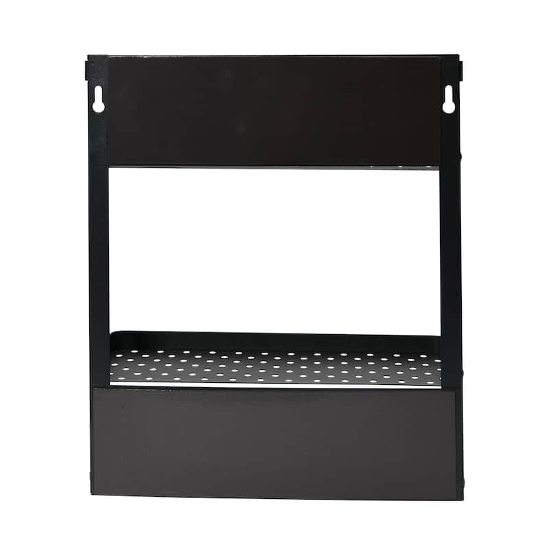 Household Essentials Metal Magnetic Organizer Rack - 11.3"L x 3.1"W x 12.6"H