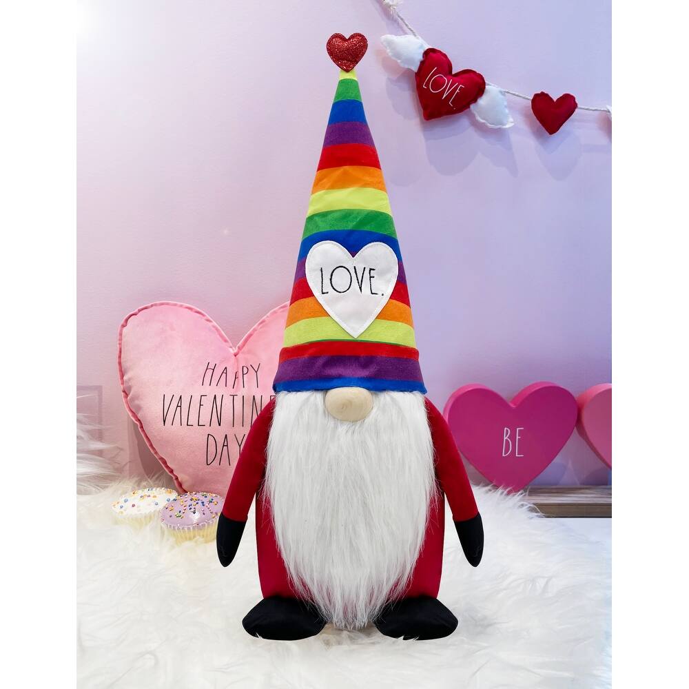 Rae Dunn Plush Gnome - LOVE/PRIDE - Valentine's Day