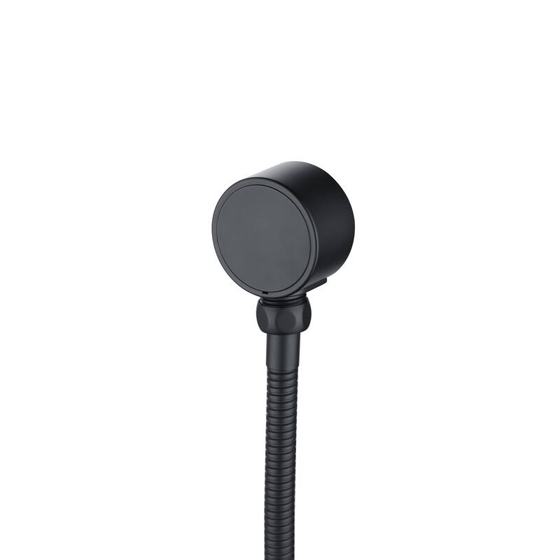 Matte Black Round 2.5 GPM High Pressure Shower System