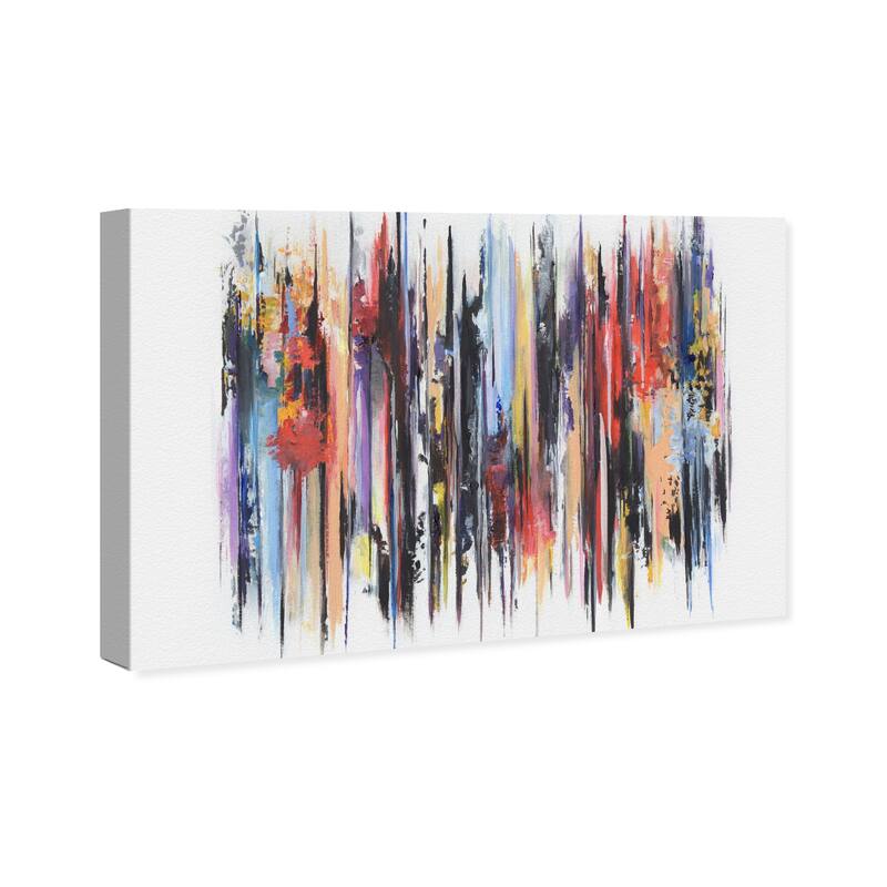 Wynwood Studio Canvas Abstract Doll Memories - Vibrant Reverie Blue and Modern & Contemporary Wall Art Canvas Print