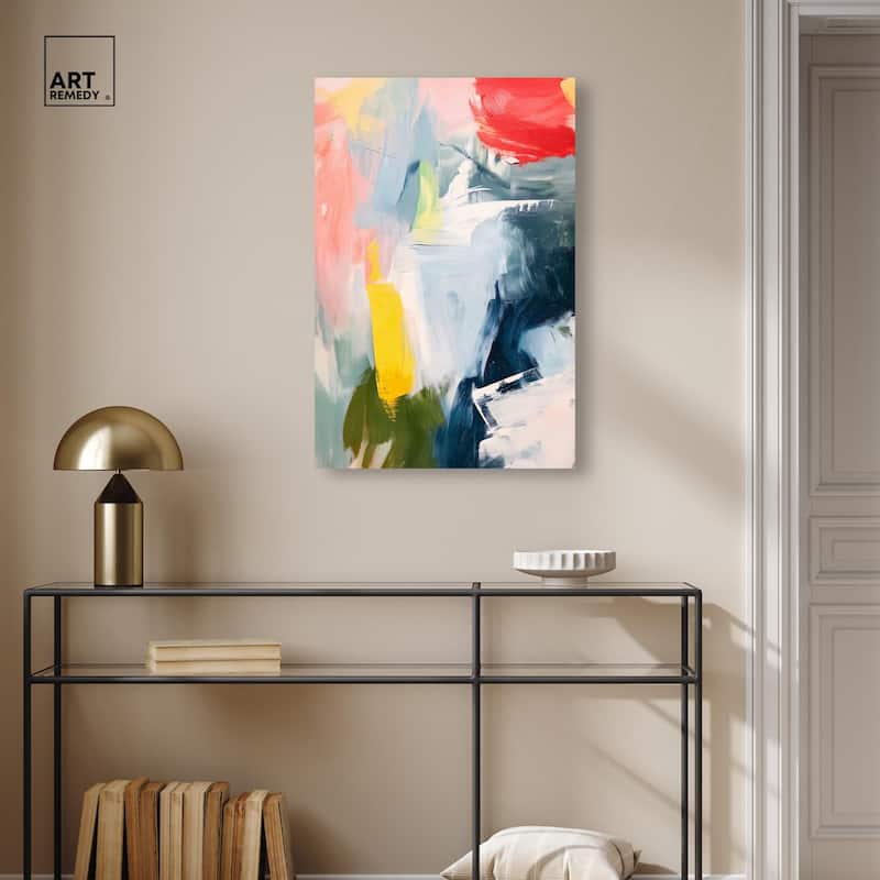 Confetti Storm Canvas by Art Remedy, Gallery Wrapped