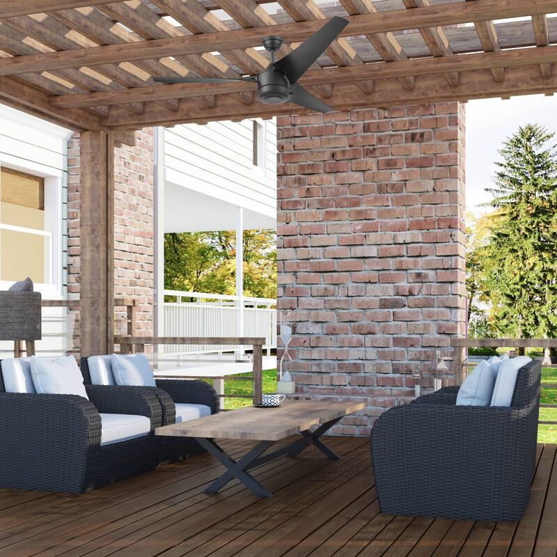 56" Prominence Home Talib Indoor/Outdoor Ceiling Fan, Wet Rated