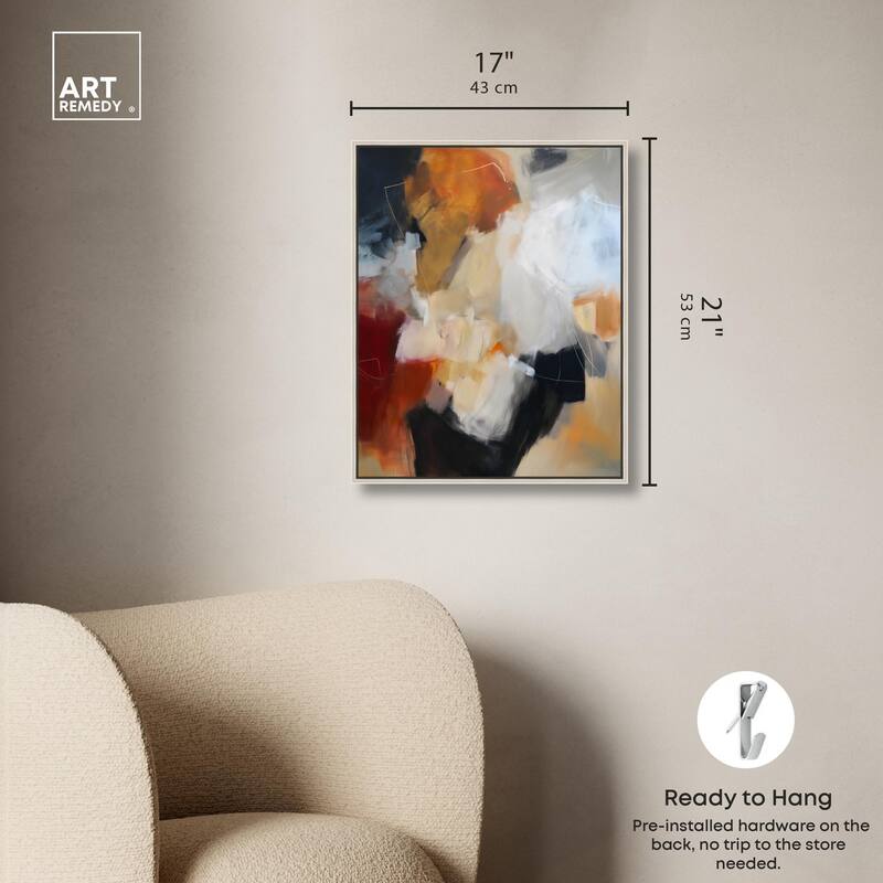 Earth and Fire II Canvas by Art Remedy