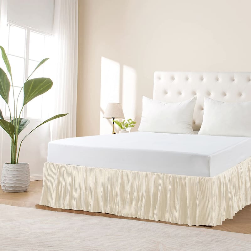 Serenta 18 Inch Drop Diamond Square Matching Bed Skirt