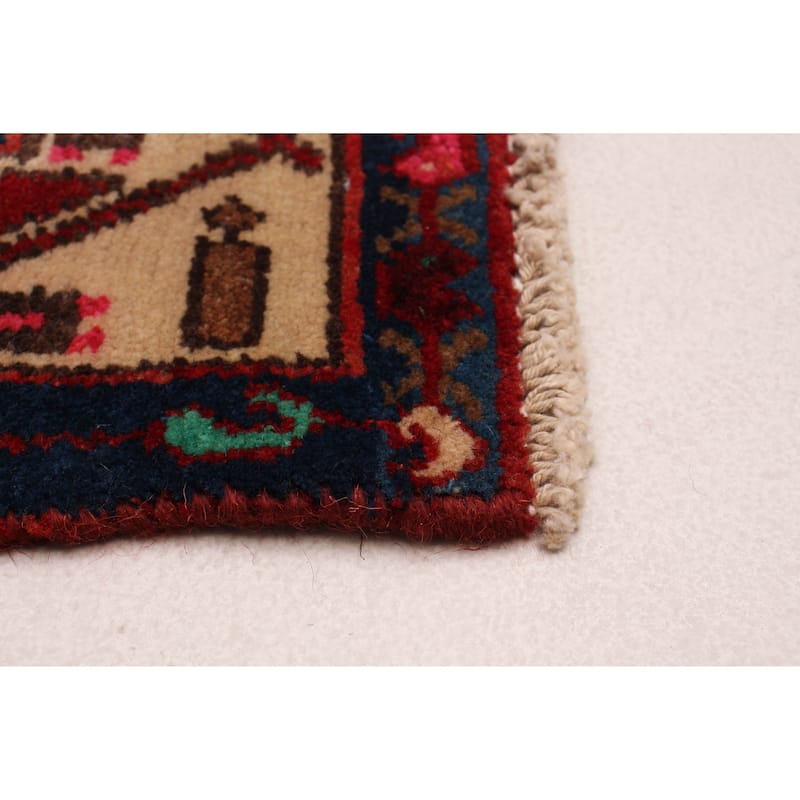 ECARPETGALLERY Hand-knotted Anadol Red Wool Rug - 3'2 x 10'7