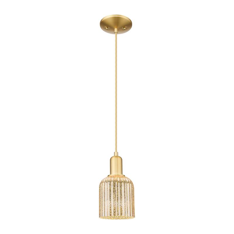 Innovations Lighting Downtown Urban - Bridal Veil - 1 Light 5" Cord Hung Mini Pendant
