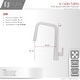 preview thumbnail 31 of 39, STYLISH Kitchen Sink Faucet Single Handle Pull Down Dual Mode Lead Free - Faucet Height: 17" | Spout Height: 9 1/2"