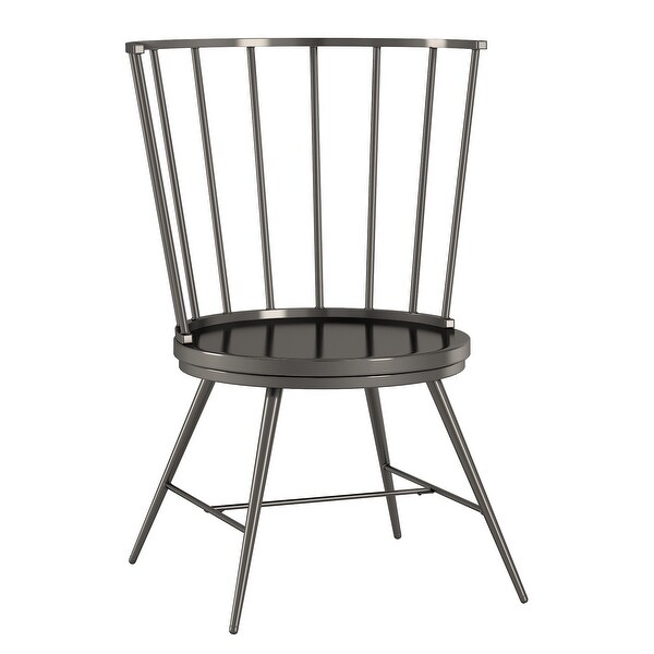 Truman High Back Metal and Wood Spindle Dining Chair Set of 2 by iNSPIRE Q Modern On Sale Bed Bath Beyond 9620960