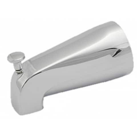 American Imaginations 5.38-in. x 2.75-in. Tub Spout With Diverter In Chrome