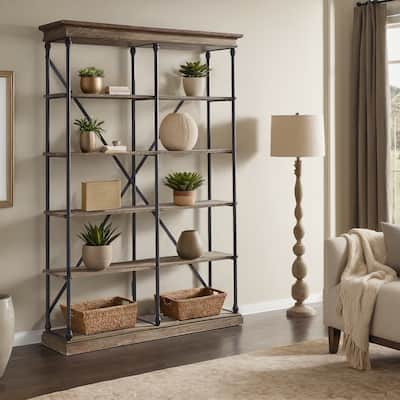 Dubrovnik Cornice Double Shelving Bookcase