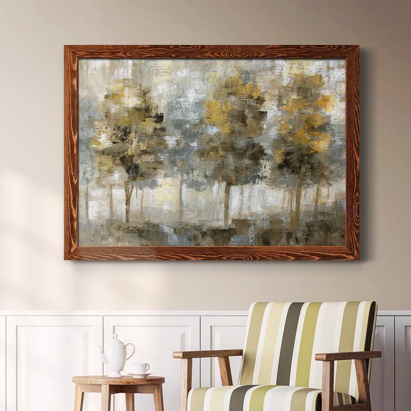 Linen Trees-Premium Framed Canvas - Ready to Hang