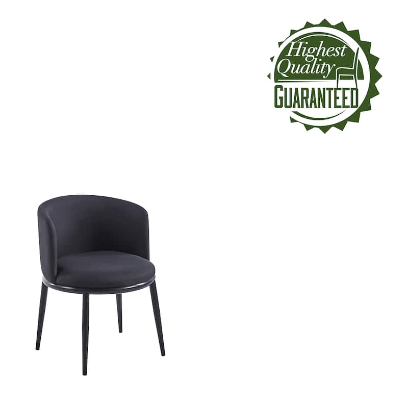 Porthos Home Danyl Fabric Dining Chairs with Iron Legs, Set of 2