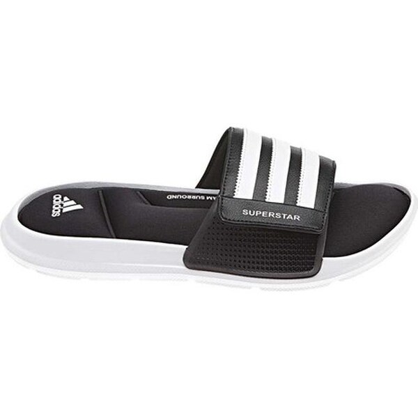 Adidas superstar 5g store slides men's core black