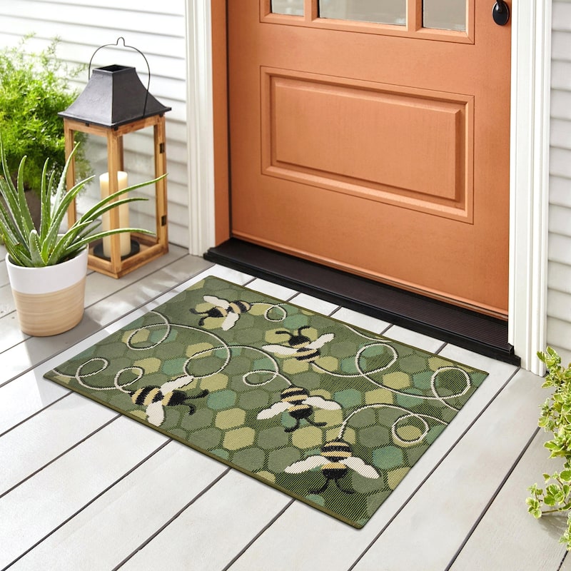 Liora Manne Esencia Bee Free Indoor/Outdoor Mat