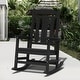 preview thumbnail 68 of 174, Outdoor Patio HDPE Rocking Chiar, Extra Wide Seat & Backrest