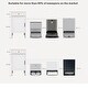 preview thumbnail 7 of 13, Anmytek Robot Vacuum Storage Cabinet with Drawer and Wheels Adjustable Charging Station Organizer