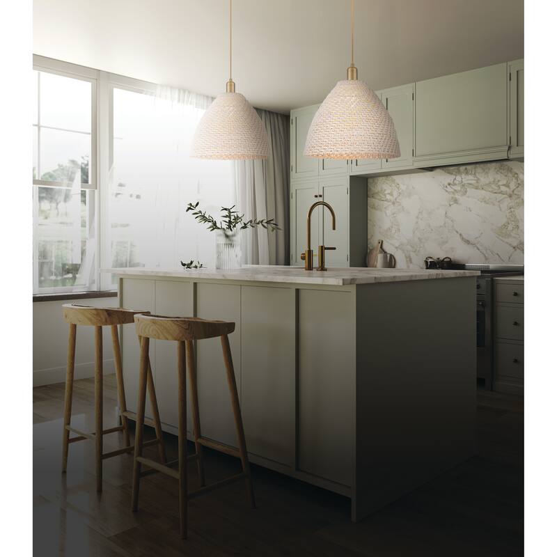 Innovations Lighting Downtown Urban - Natural Ballston Dome - 1 Light 16" Cord Hung Mini Pendant