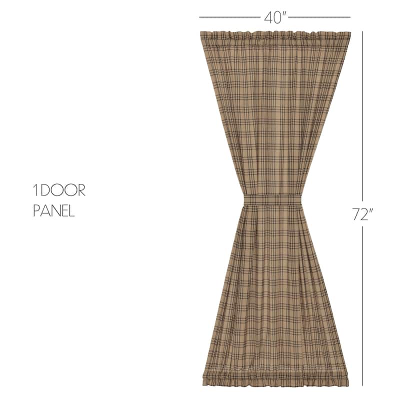 Sawyer Mill Plaid Door Panel - Door Panel 72x40