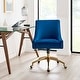 preview thumbnail 15 of 40, Discern Performance Velvet Office Chair Navy