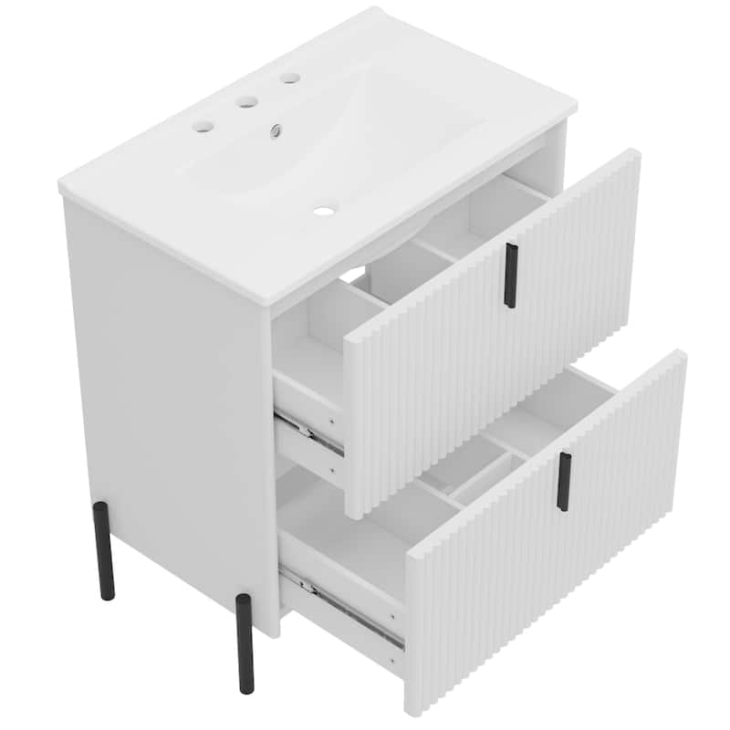 Christopher Knight Home - Araminta 30" Bathroom Vanity with Ceramic Sink