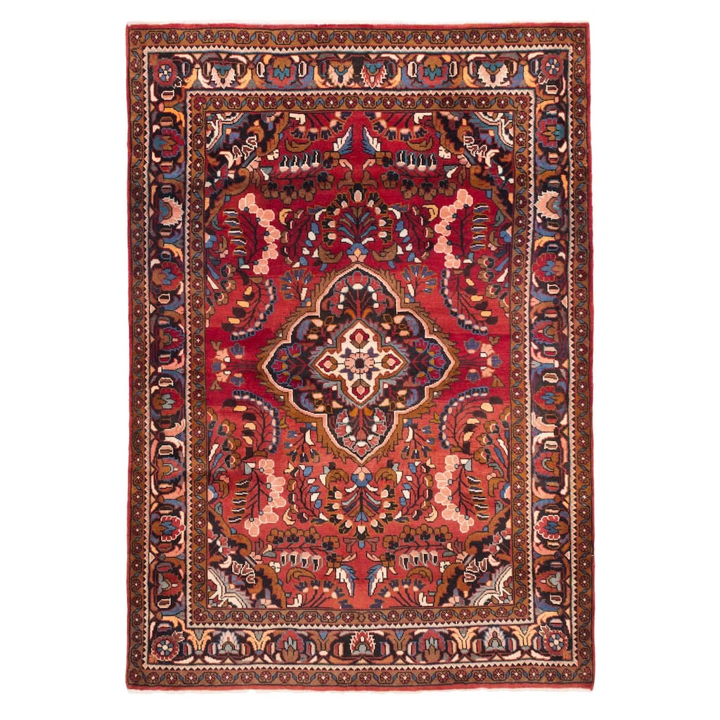 ECARPETGALLERY Hand-knotted Anadol Red Wool Rug - 5'3 x 7'5