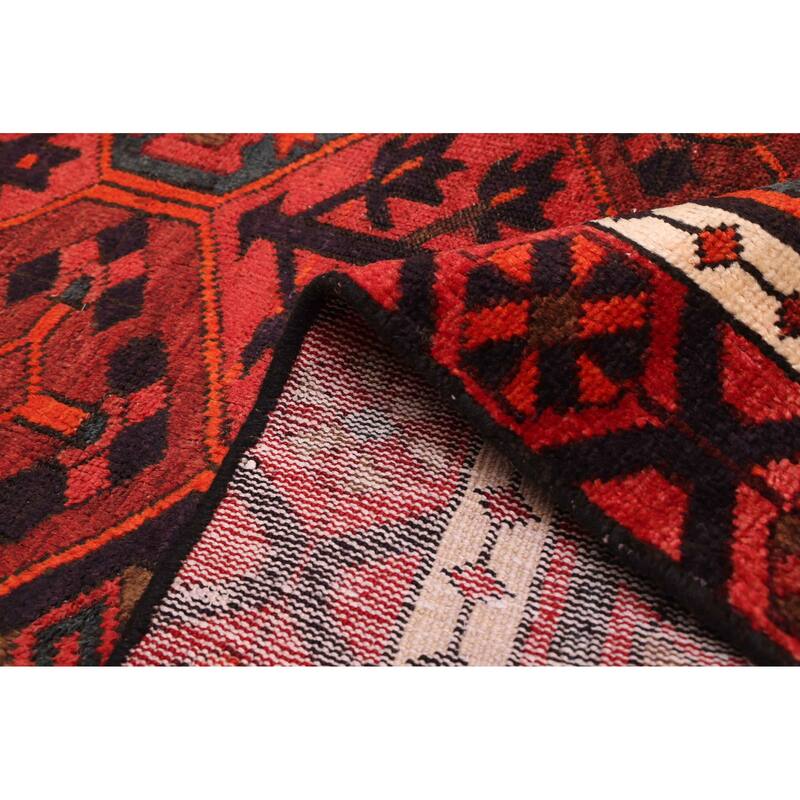 ECARPETGALLERY Hand-knotted Kayseri Vintage Red Wool Rug - 4'7 x 7'1