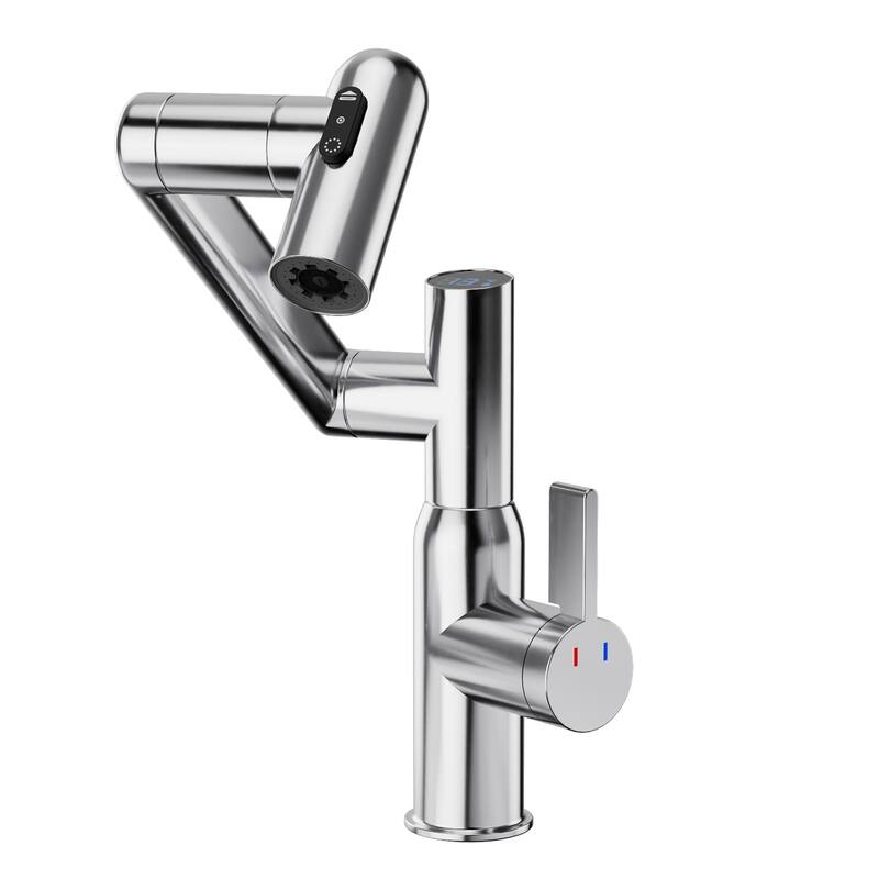 Topcraft Stainless Steel Bathroom Sink Faucet - Chrome